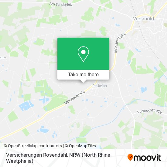 Versicherungen Rosendahl map