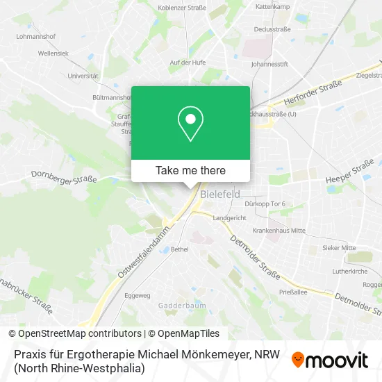 Praxis für Ergotherapie Michael Mönkemeyer map