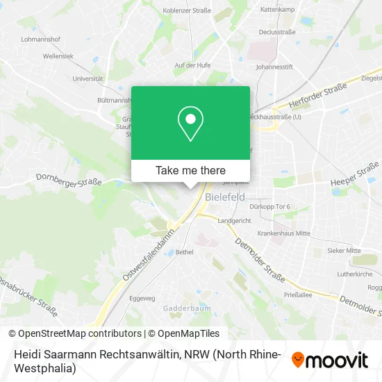 Карта Heidi Saarmann Rechtsanwältin