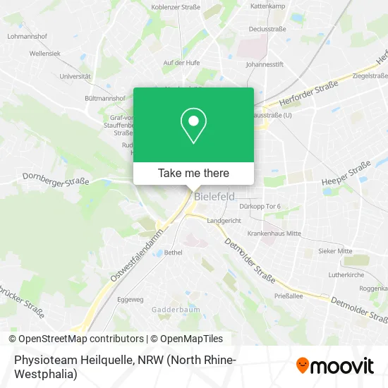 Physioteam Heilquelle map