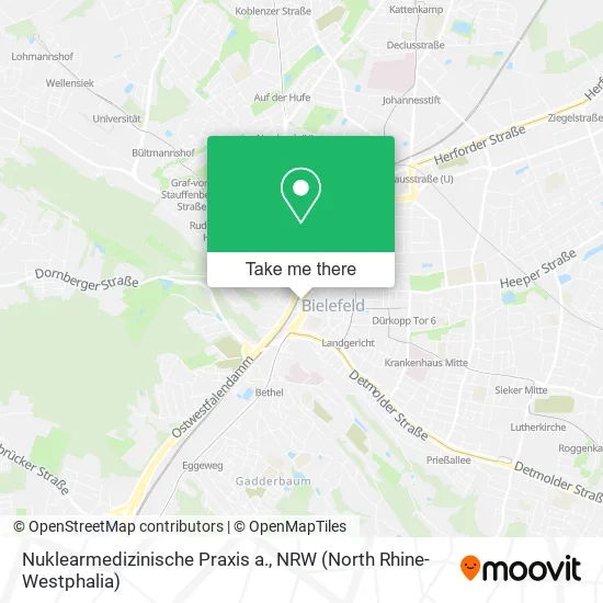 Nuklearmedizinische Praxis a. map