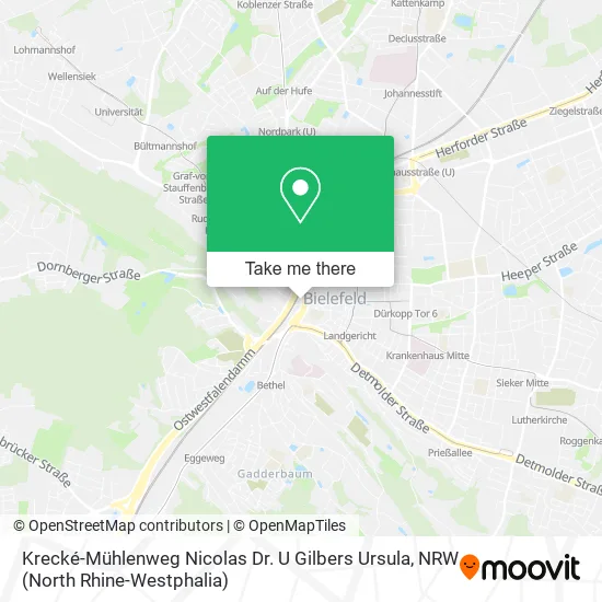 Карта Krecké-Mühlenweg Nicolas Dr. U Gilbers Ursula