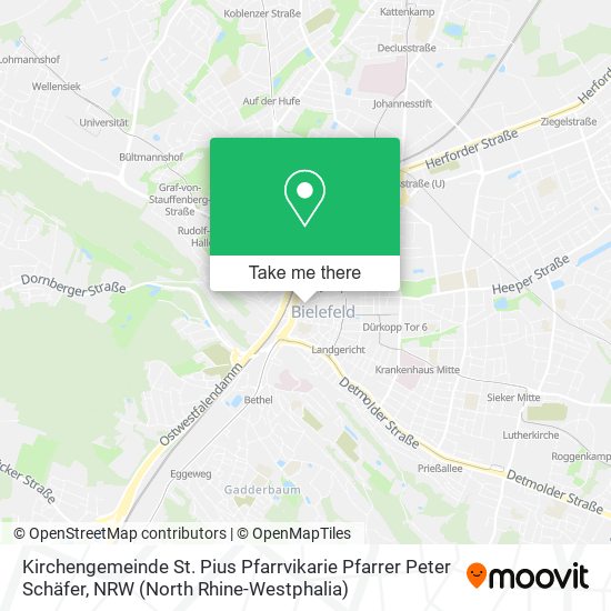 Kirchengemeinde St. Pius Pfarrvikarie Pfarrer Peter Schäfer map