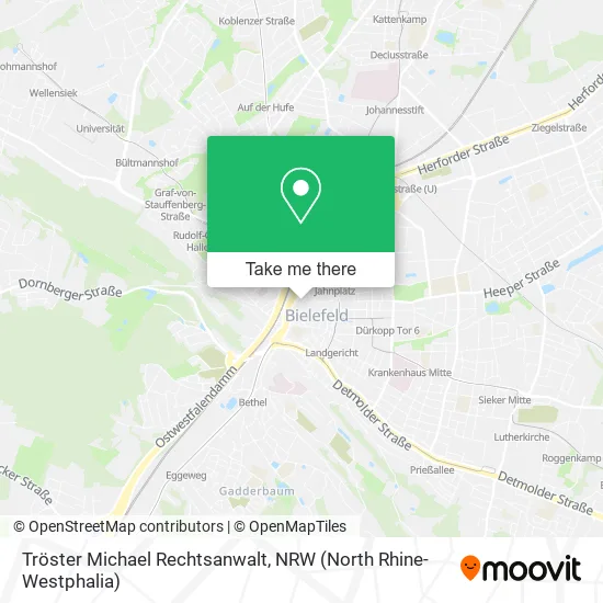 Карта Tröster Michael Rechtsanwalt