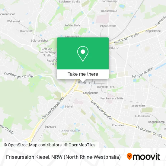 Friseursalon Kiesel map