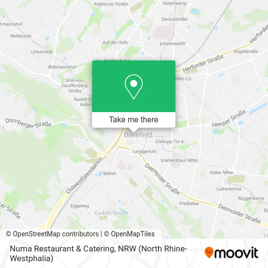 Numa Restaurant & Catering map