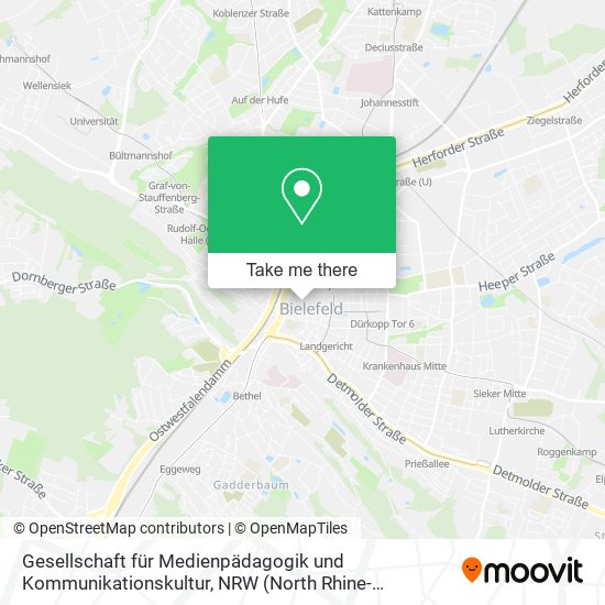 Gesellschaft für Medienpädagogik und Kommunikationskultur map