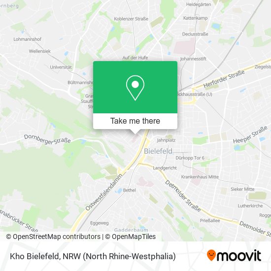 Карта Kho Bielefeld