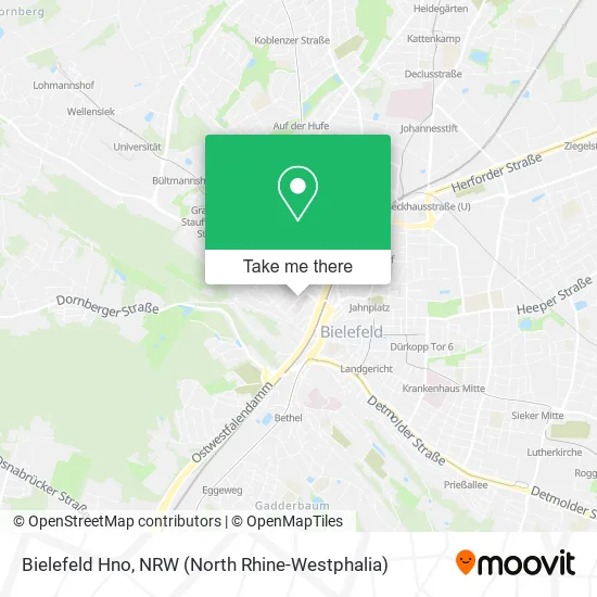 Карта Bielefeld Hno