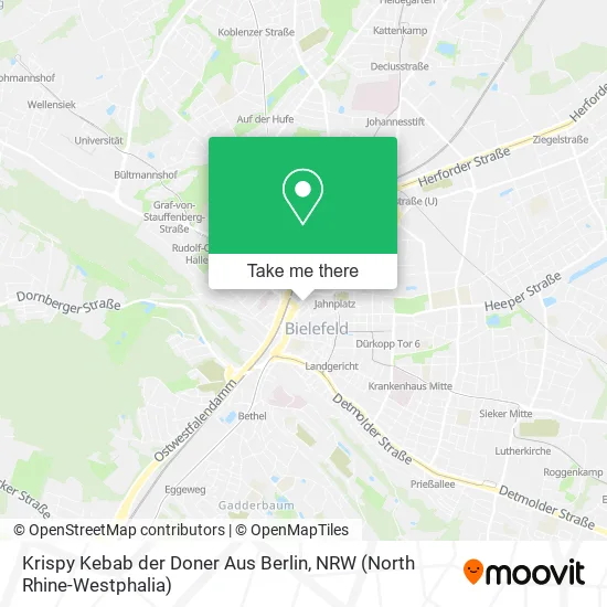 Карта Krispy Kebab der Doner Aus Berlin