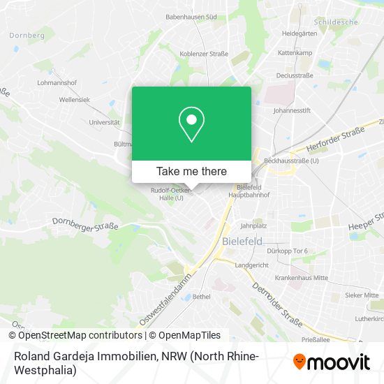 Roland Gardeja Immobilien map