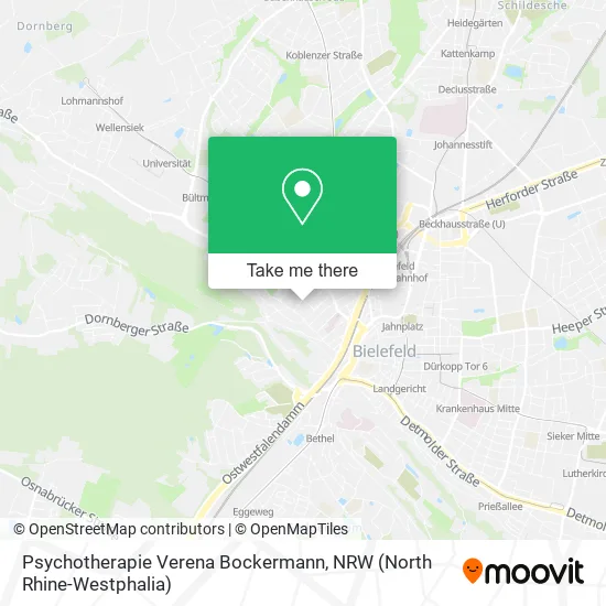 Карта Psychotherapie Verena Bockermann