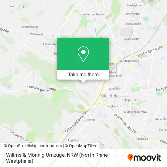 Карта Willms & Mönnig Umzüge