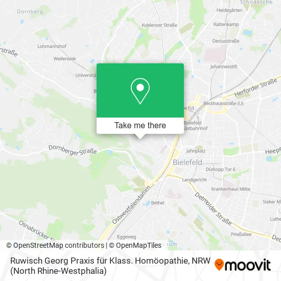 Карта Ruwisch Georg Praxis für Klass. Homöopathie