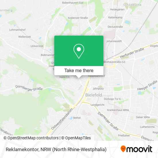 Карта Reklamekontor