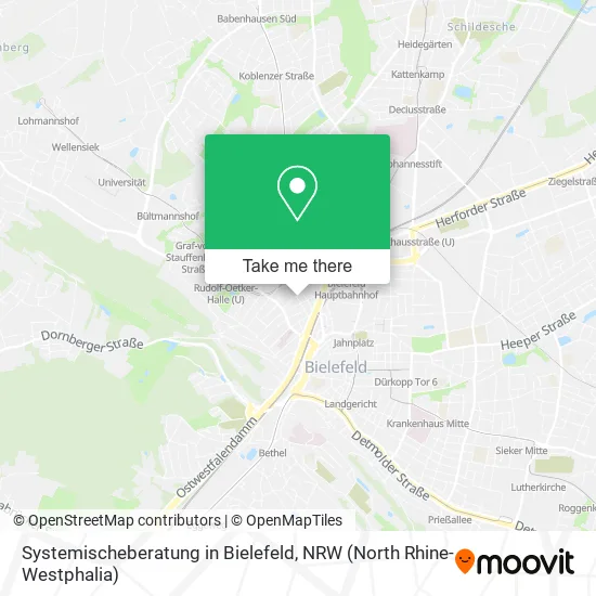 Карта Systemischeberatung in Bielefeld