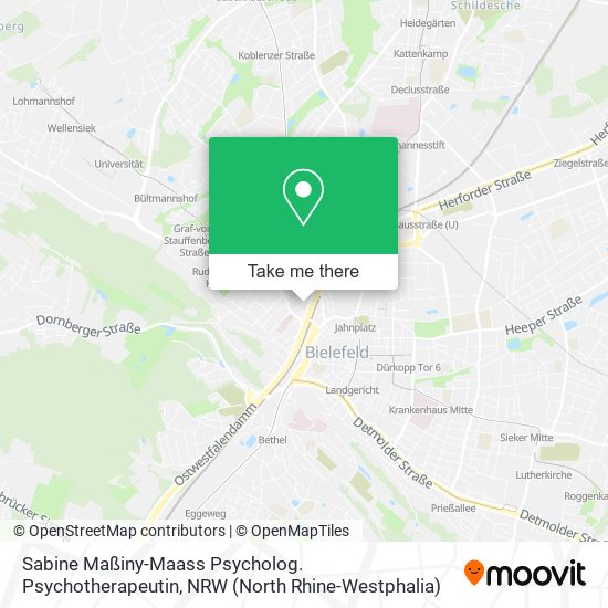 Sabine Maßiny-Maass Psycholog. Psychotherapeutin map