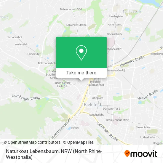 Карта Naturkost Lebensbaum