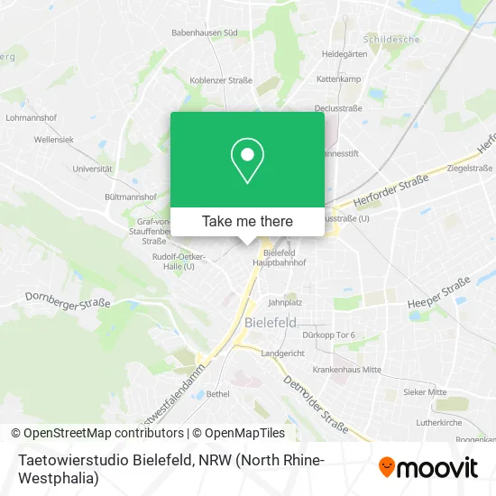 Карта Taetowierstudio Bielefeld