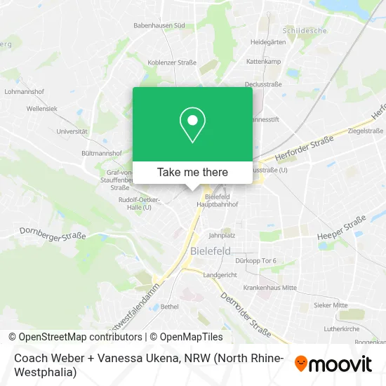 Coach Weber + Vanessa Ukena map