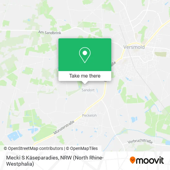 Карта Mecki S Käseparadies