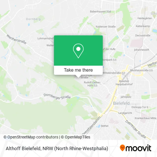 Карта Althoff Bielefeld