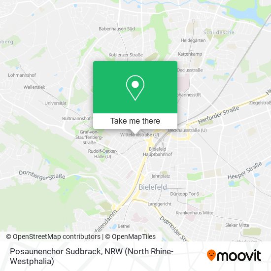 Posaunenchor Sudbrack map