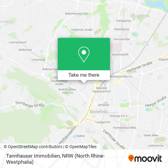Карта Tannhauser Immobilien