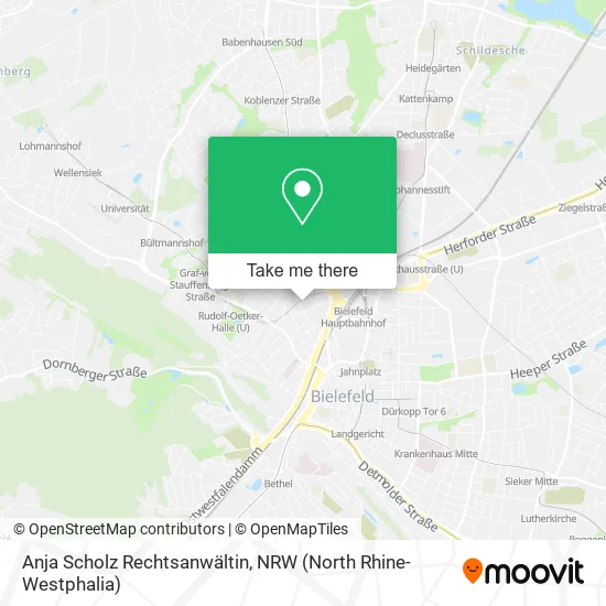 Карта Anja Scholz Rechtsanwältin