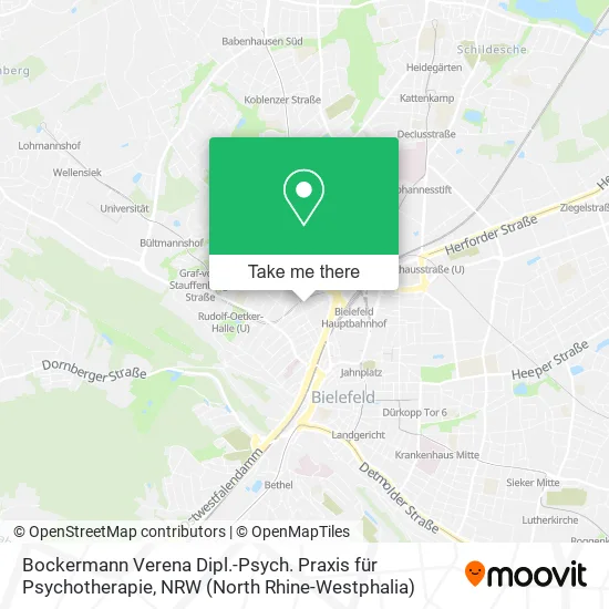 Карта Bockermann Verena Dipl.-Psych. Praxis für Psychotherapie