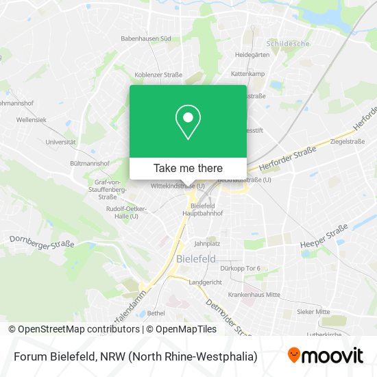 Forum Bielefeld map