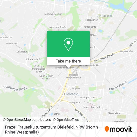 Fraze- Frauenkulturzentrum Bielefeld map