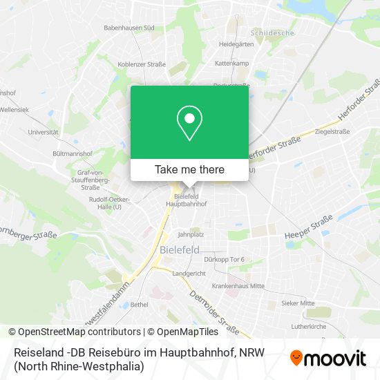 Reiseland -DB Reisebüro im Hauptbahnhof map
