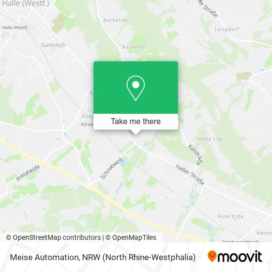 Карта Meise Automation