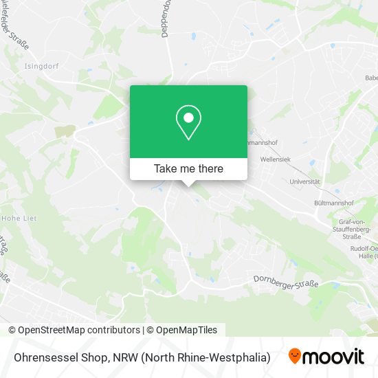 Ohrensessel Shop map