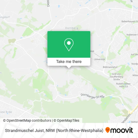 Карта Strandmuschel Juist