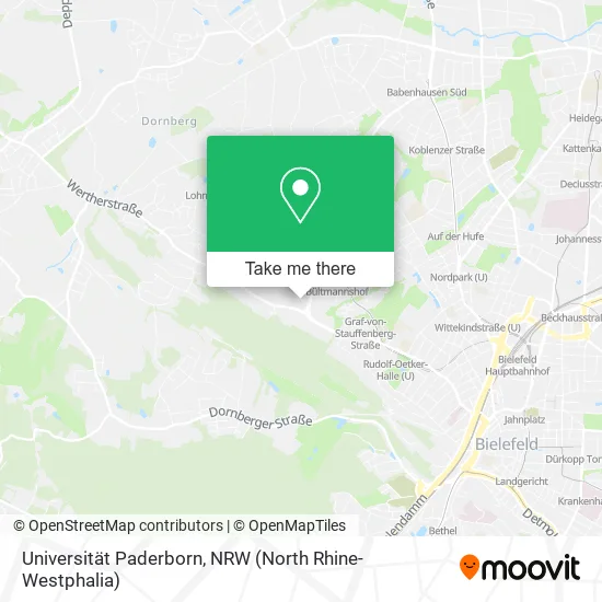 Карта Universität Paderborn