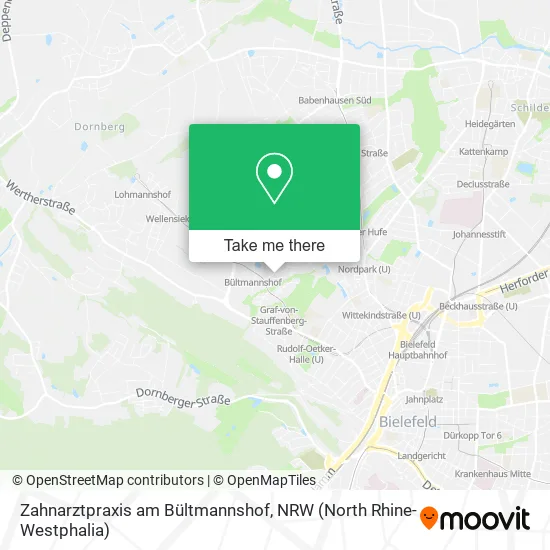 Карта Zahnarztpraxis am Bültmannshof