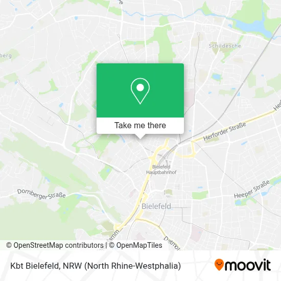 Kbt Bielefeld map
