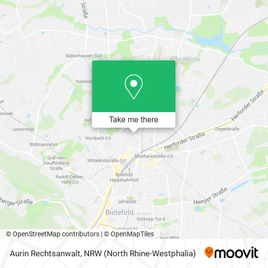 Карта Aurin Rechtsanwalt