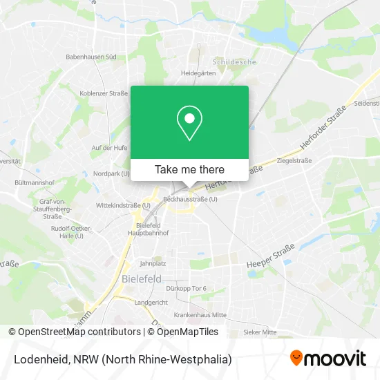 Lodenheid map