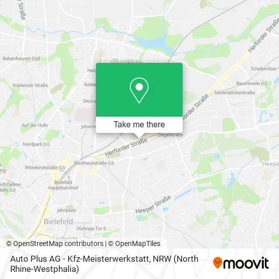 Карта Auto Plus AG - Kfz-Meisterwerkstatt
