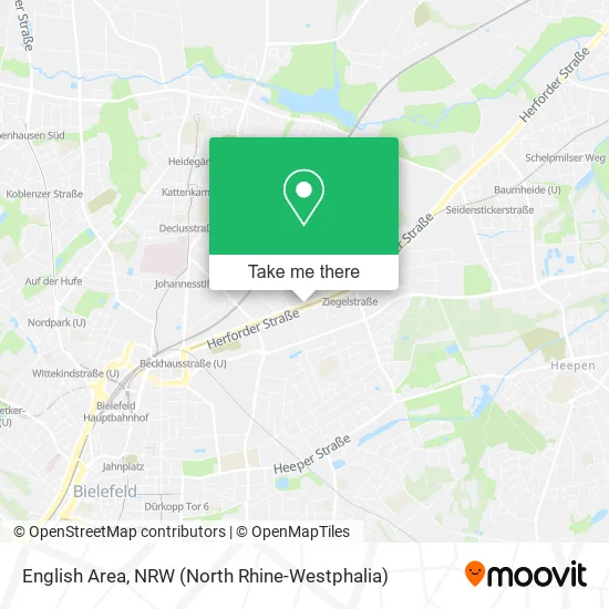 Карта English Area