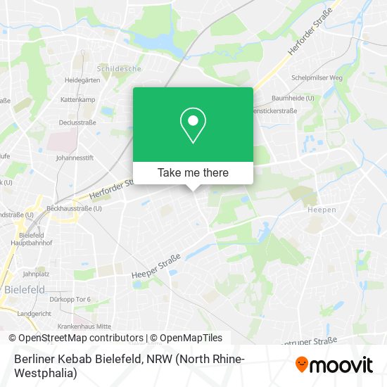 Berliner Kebab Bielefeld map