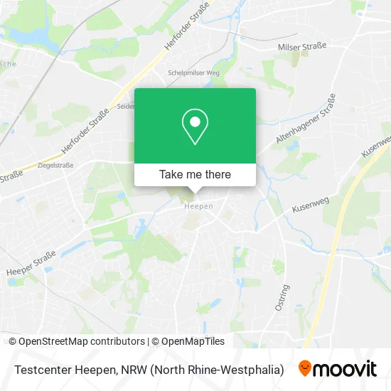 Карта Testcenter Heepen