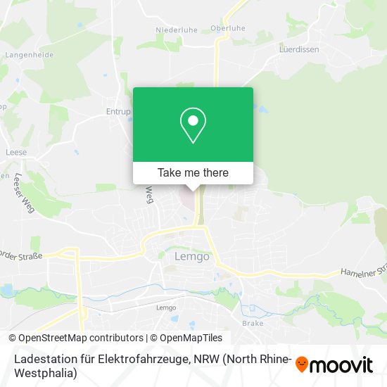 Ladestation für Elektrofahrzeuge map