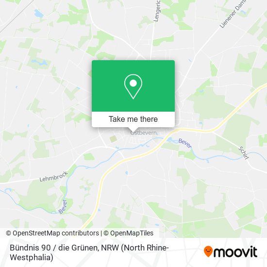 Bündnis 90 / die Grünen map