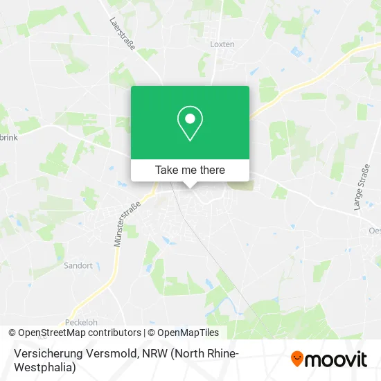 Карта Versicherung Versmold