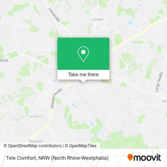 Tele Comfort map
