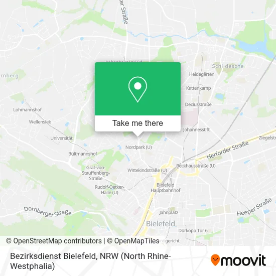 Bezirksdienst Bielefeld map